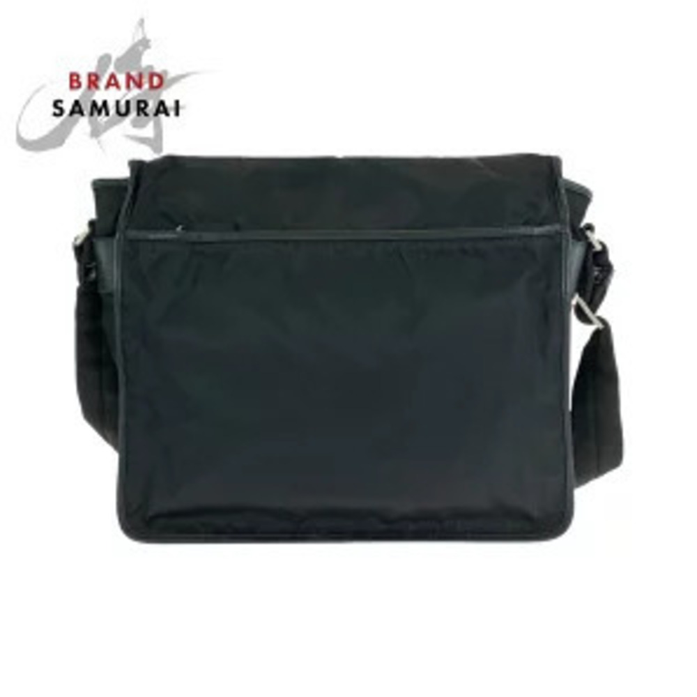 Prada Tessuto Triangle Plate Shoulder Bag Messenger